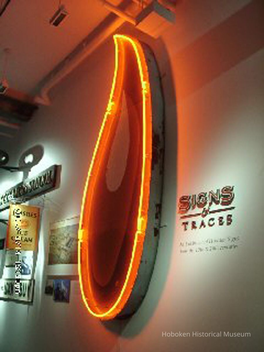view of the sign on exhibit, 2