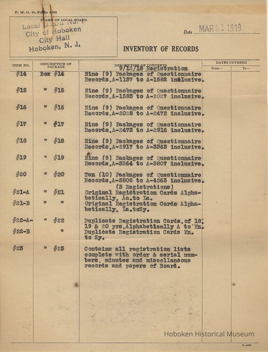 inventory leaf 1 of 3