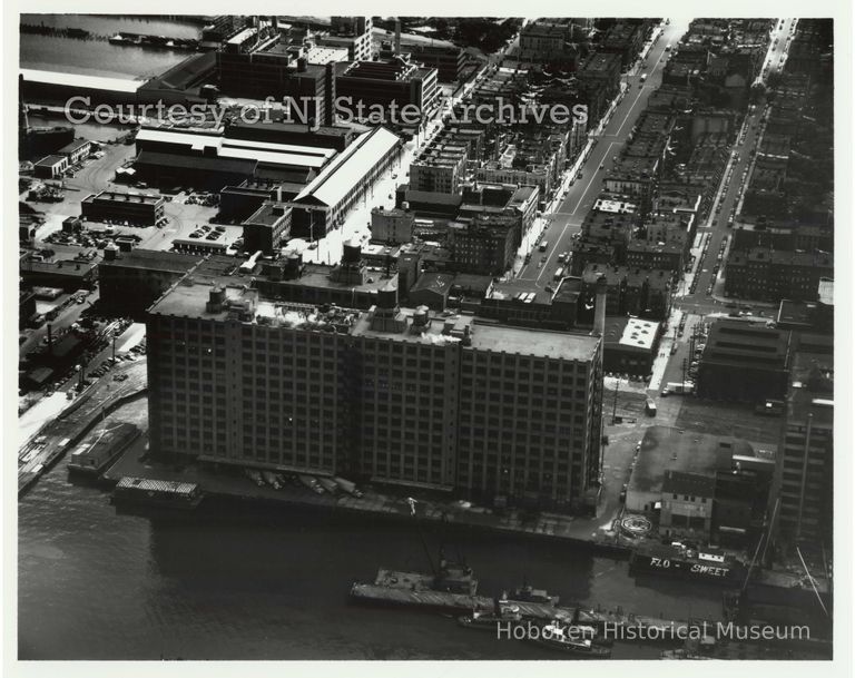 image Lipton Tea building aerial, July 20, 1951; Copyright: NJ State Archives