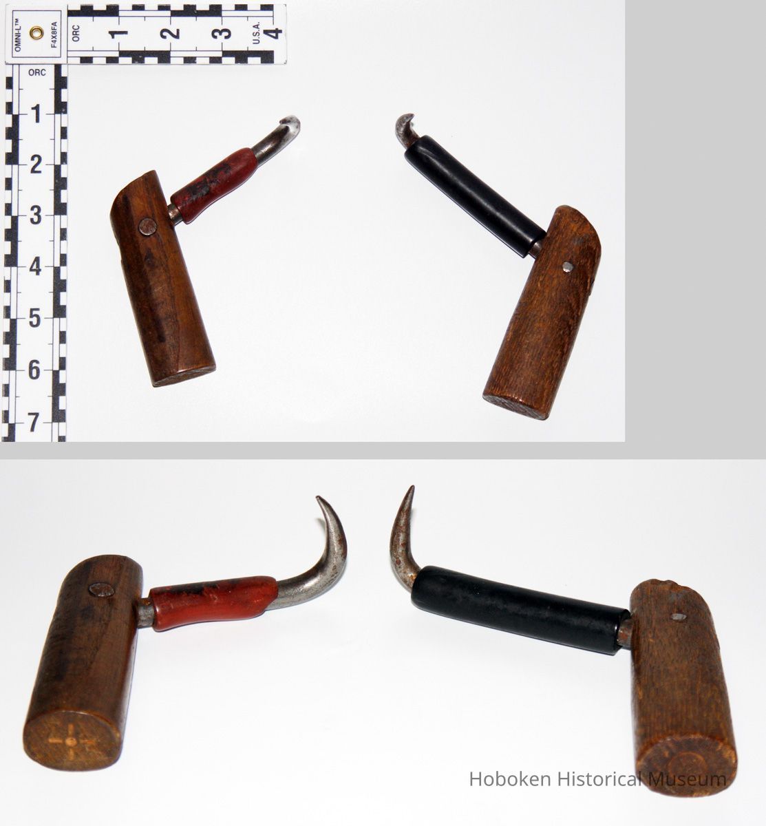pair of longshoreman hooks used by Donald 