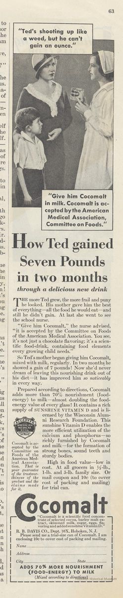 Cocomalt, Saturday Evening Post, Nov. 12, 1932