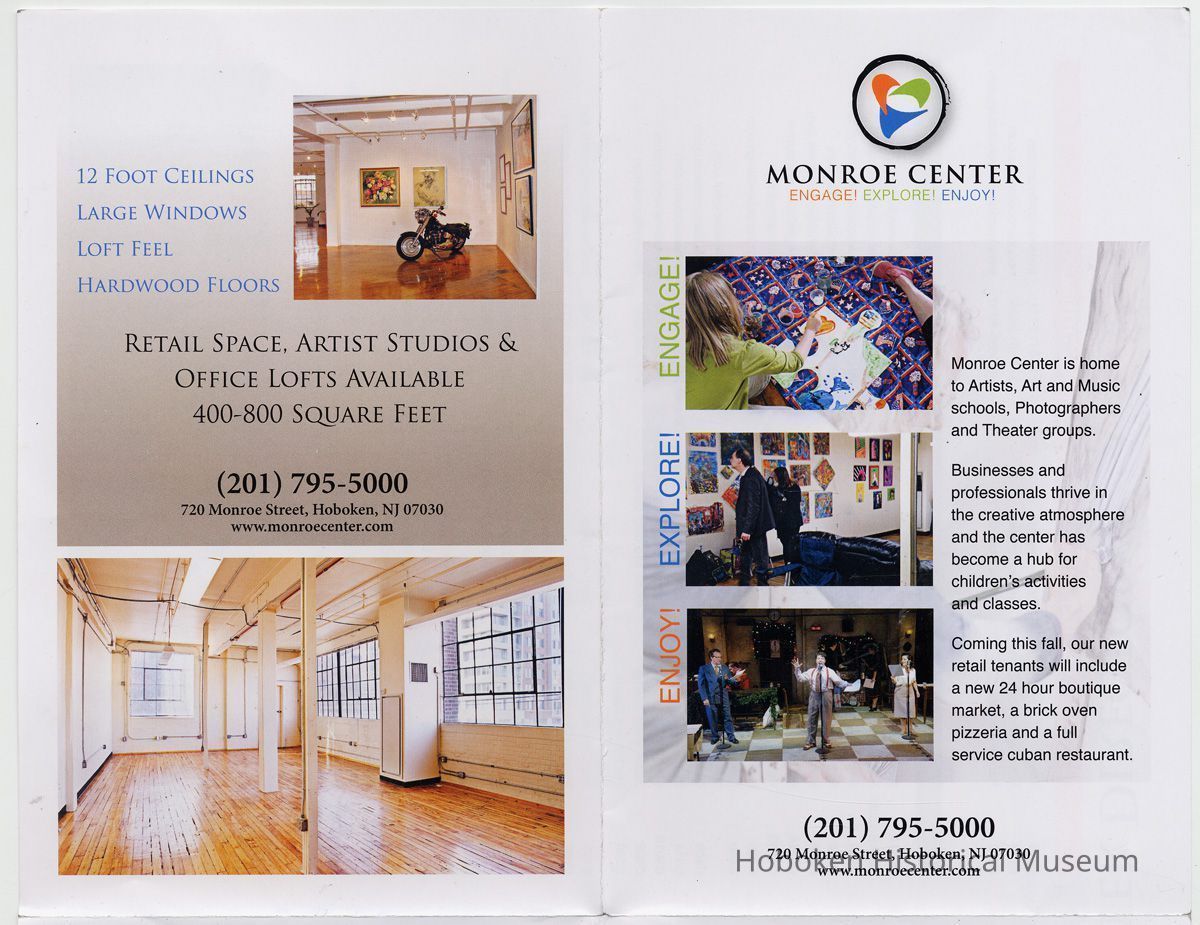 outside as folded, front and back