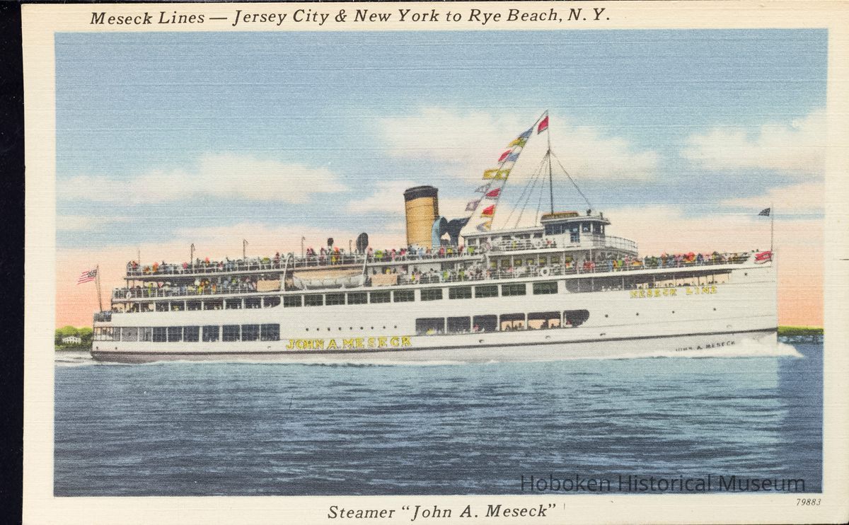 Postcard: Meseck Lines, Jersey City, NJ picture number 1