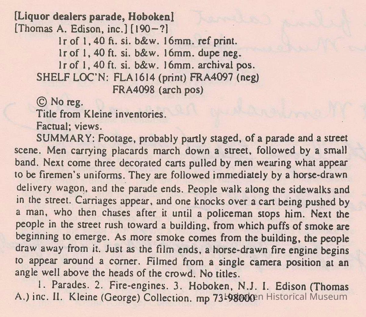 Library of Congress cataloging