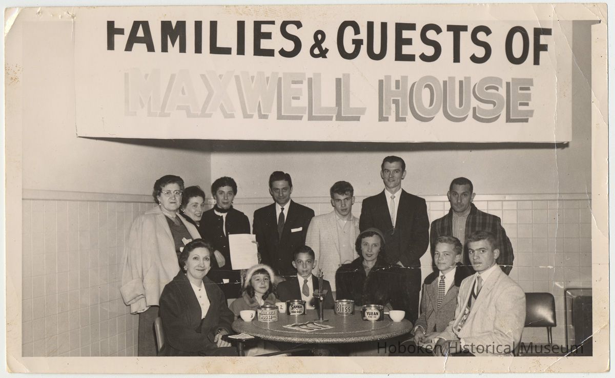 Photo 1; photo in Maxwell House, 1957;  reverse notation 
