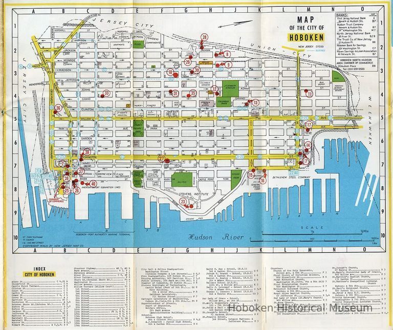 Hoboken map