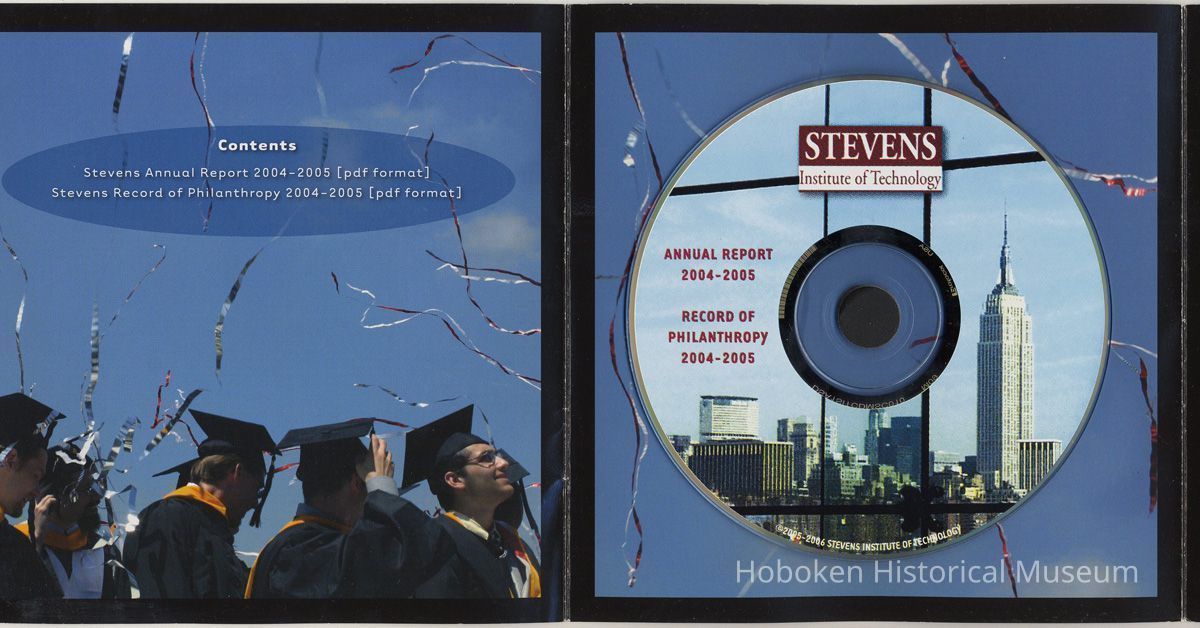 detail of two interior panels with CD