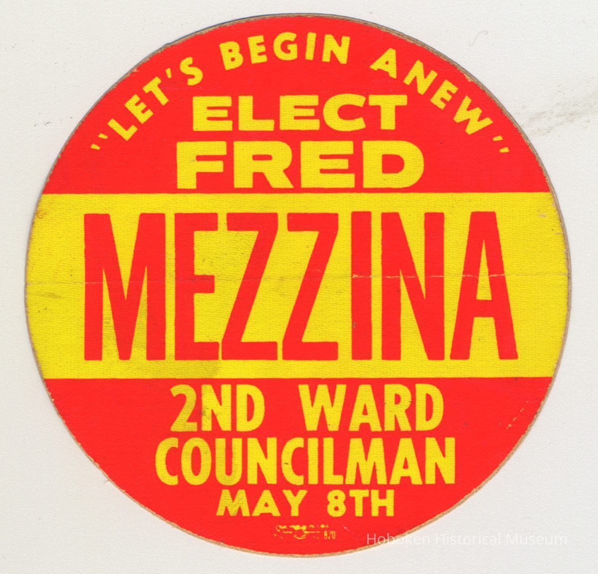 Political sticker: 