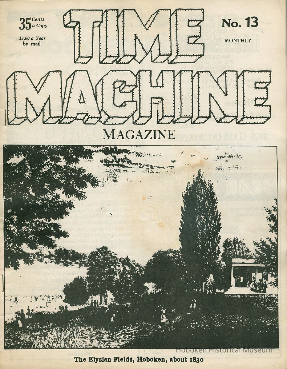 Time Machine Magazine No. 13; front cover