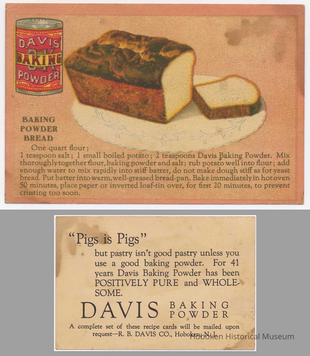 front (enlarged); back (actual size)