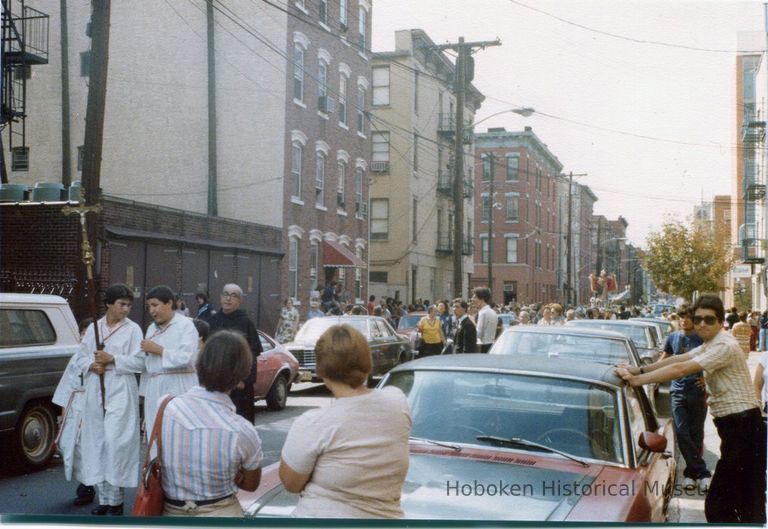 1: procession on Third Street east of Willow Avenue.