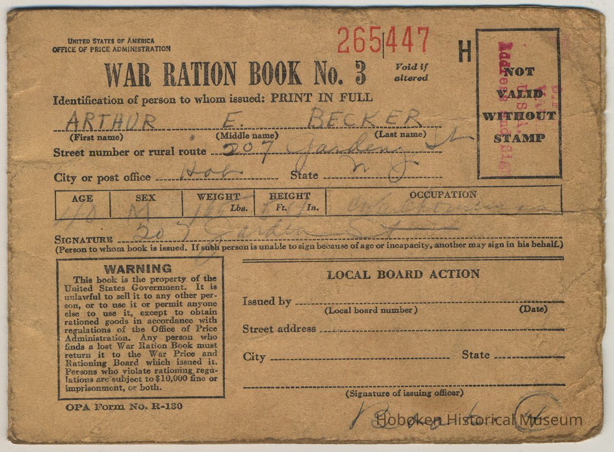 256447 Arthur E. Becker cover