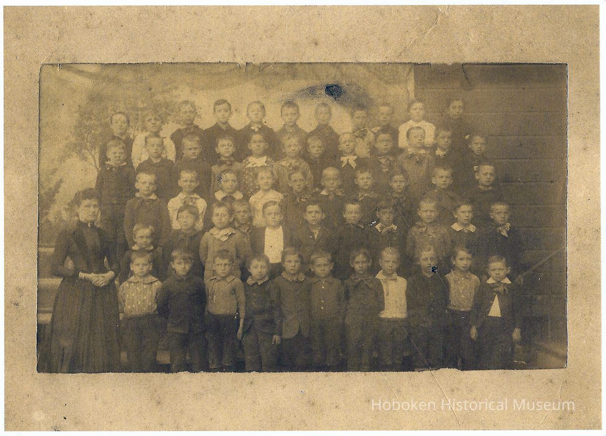 class with teacher Mary Elizabeth Cowen (or Cowan?)