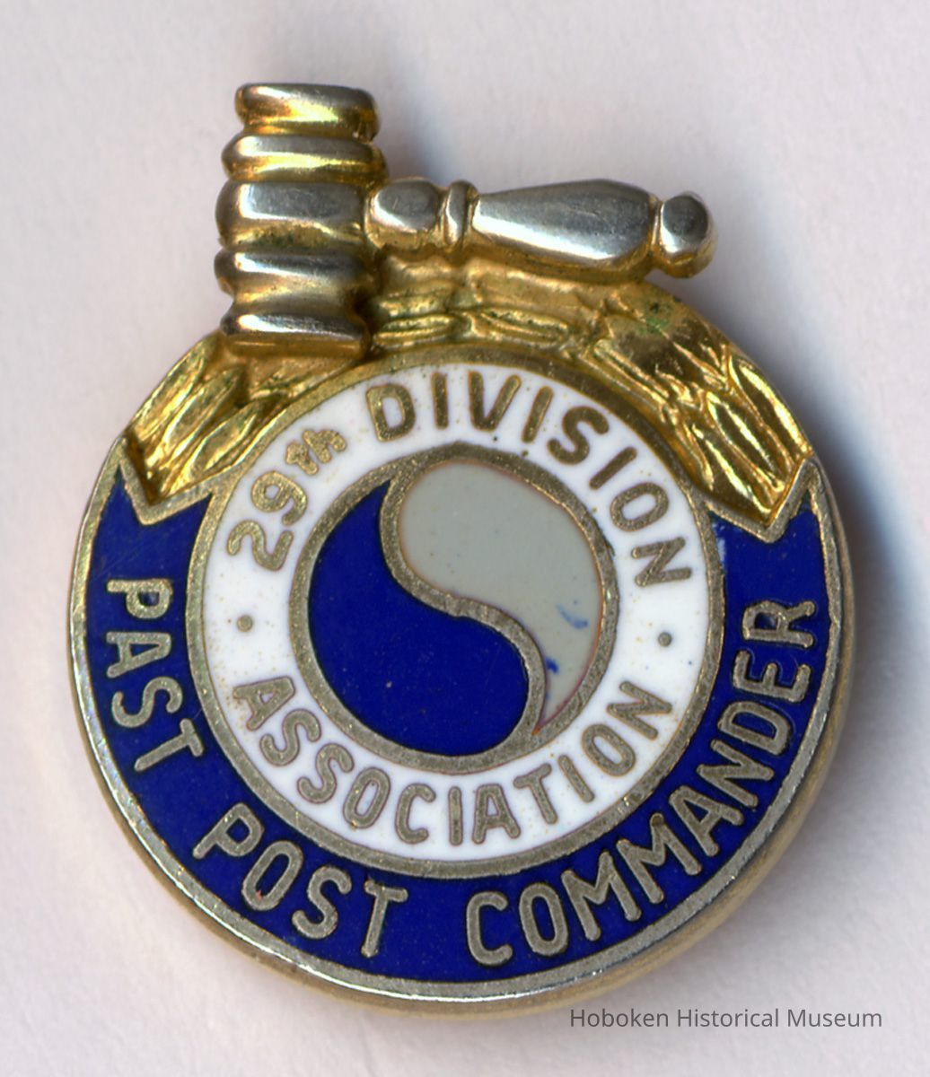 Pin: 29th Division Association, Past Post Commander.