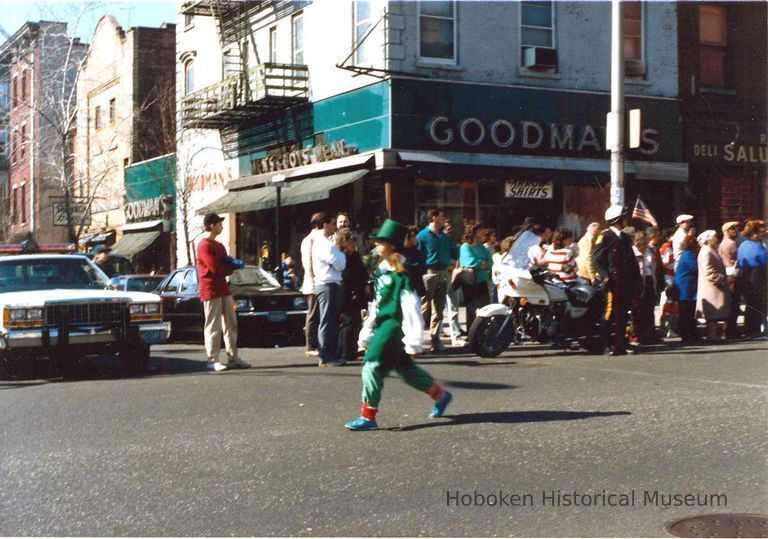 Color photo of the St. Patrick's Day Parade, Hoboken, 1987(?). picture number 1