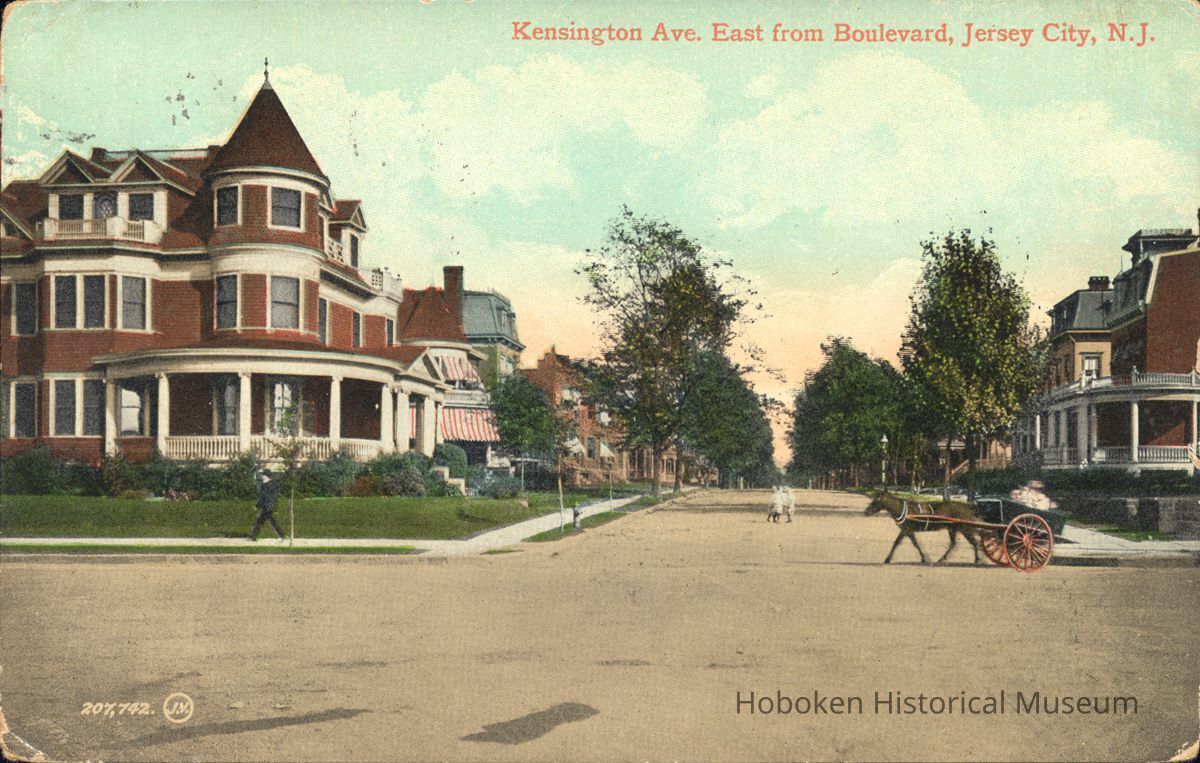 Postcard: Kensington Ave., Jersey City, NJ picture number 1