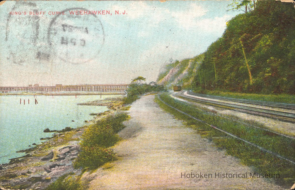 Postcard: Kings Bluff, Weehawken, NJ picture number 1