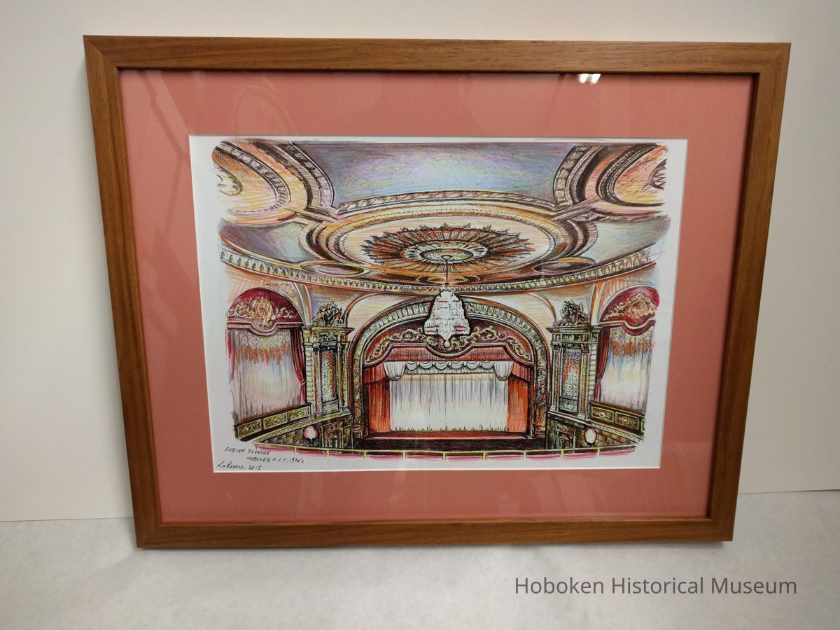 Drawing: Fabian Theater, Hoboken, N.J., c. 1920s picture number 1