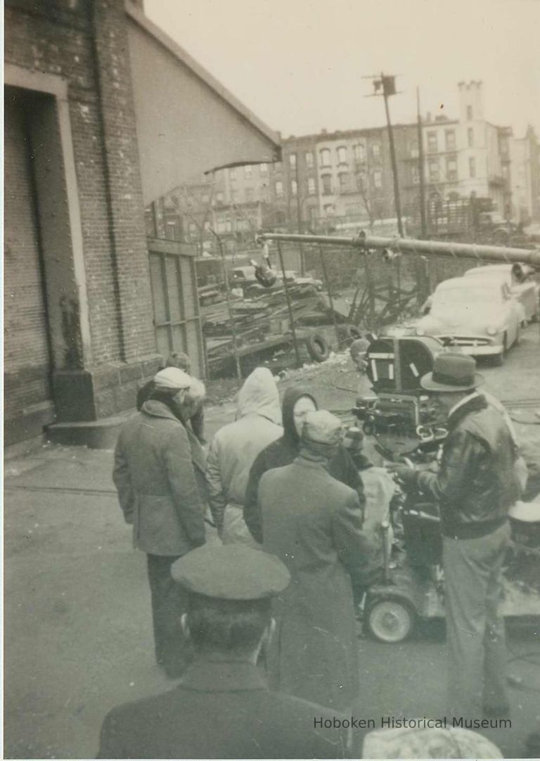 filming on location near Pier C