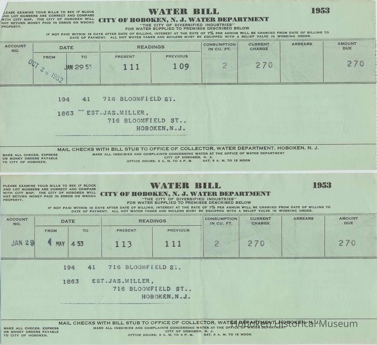 1953: Jan., May