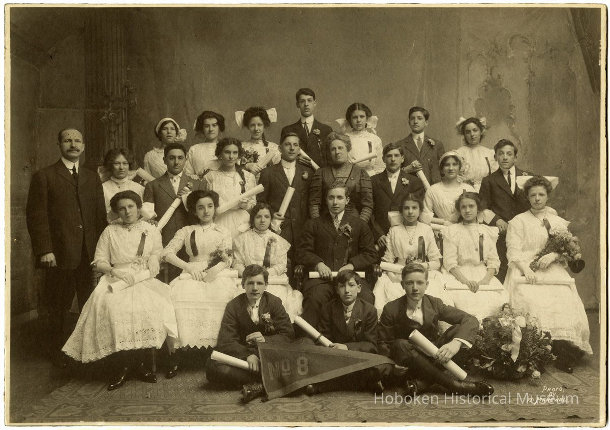 enhanced; School No. 8, 8th grade graduating class