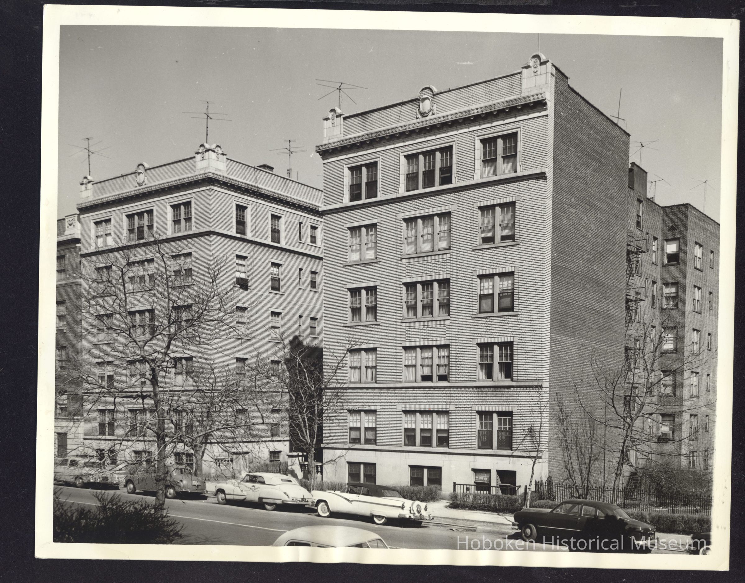 B&W photo of apartment building at 738 Dr. Martin Luther King, Jr. Boulevard, Newark. picture number 1