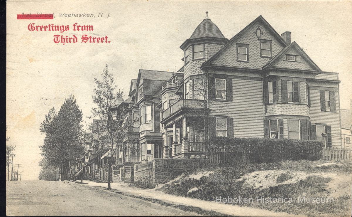 Postcard: Third Street, Weehawken, NJ picture number 1