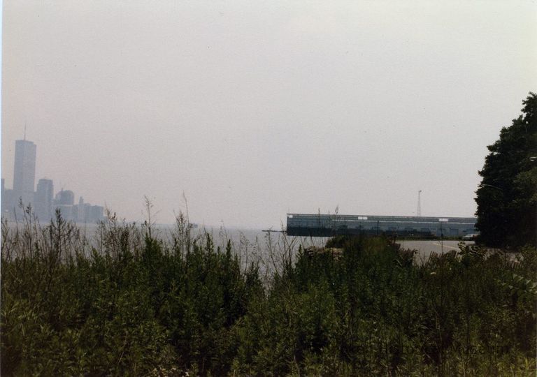 view south of waterfront from about 7th St.