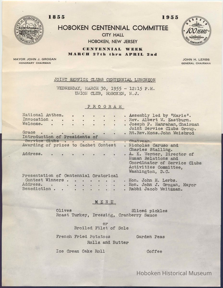 full program with menu