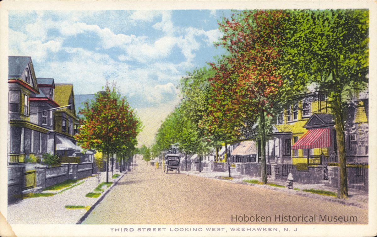 Postcard: Third Street, Weehawken, NJ picture number 1