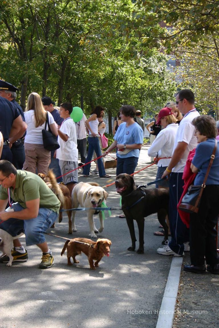 Digital color image of the 2004 Hoboken Pet Parade, along the Hoboken Waterfront, Sunday, September 26, 2004. picture number 1