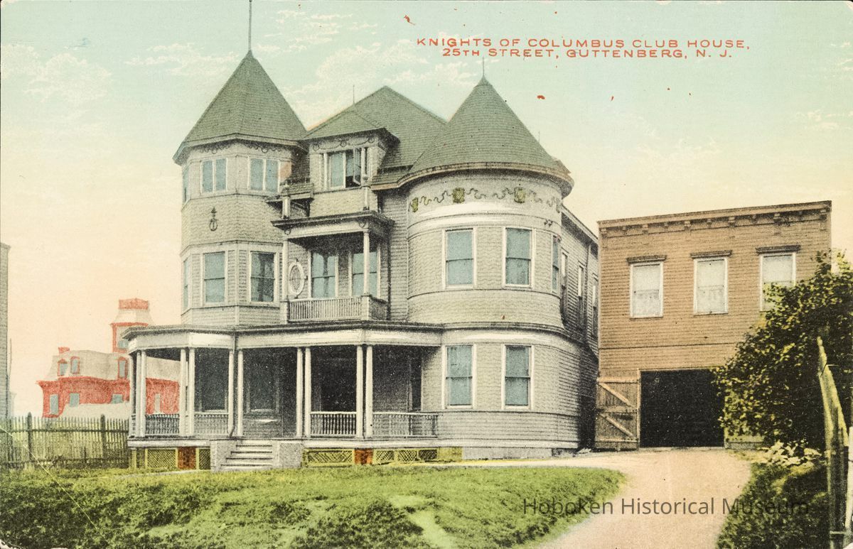 Postcard: Knights of Columbus, Guttenberg, NJ picture number 1