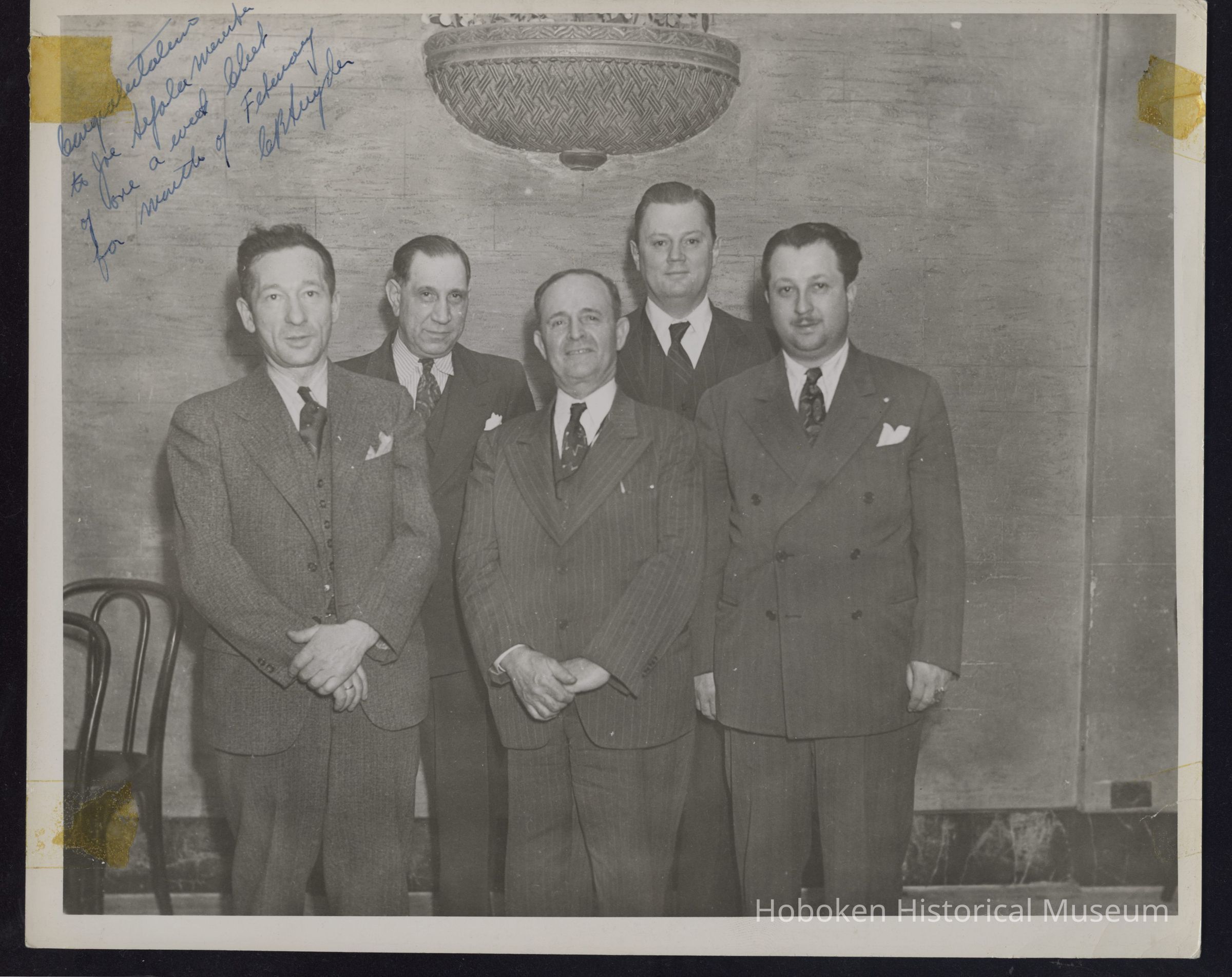 B&W photo of C.B. Snyder Realty Company employees. picture number 1