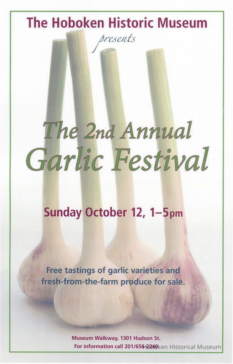 Poster: The 2nd Annual Garlic Festival. Sunday, October 12, [2008.] picture number 1