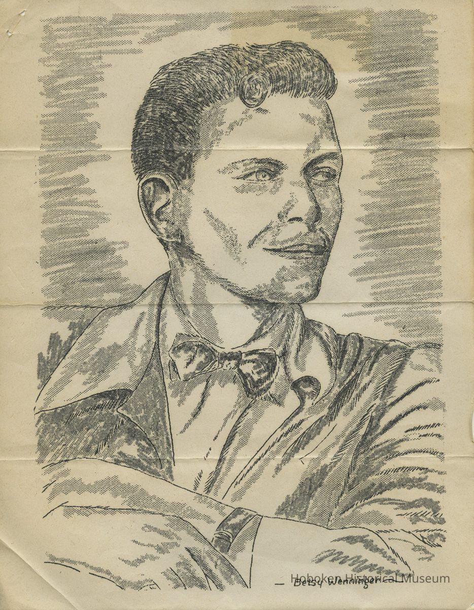 front cover: Frank Sinatra portrait by Betsy Wenniger