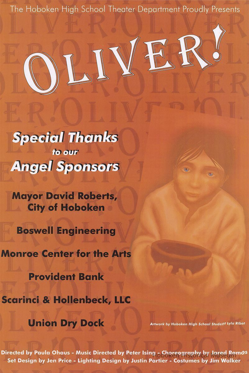 Poster: Oliver. Hoboken High School Theater Department, Hoboken (2005). picture number 1