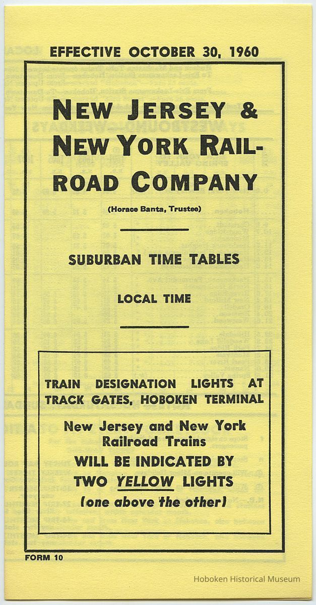 Typical cover : 1:  Effective October 30, 1960.