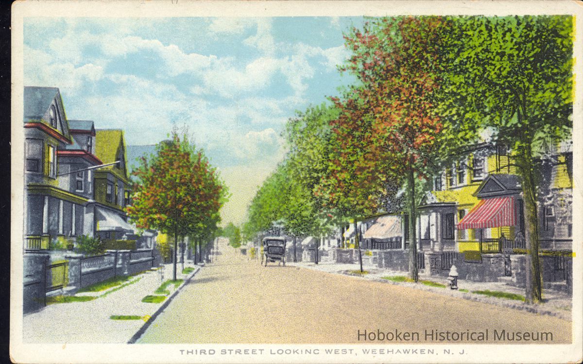 Postcard: Third Street, Weehawken, NJ picture number 1