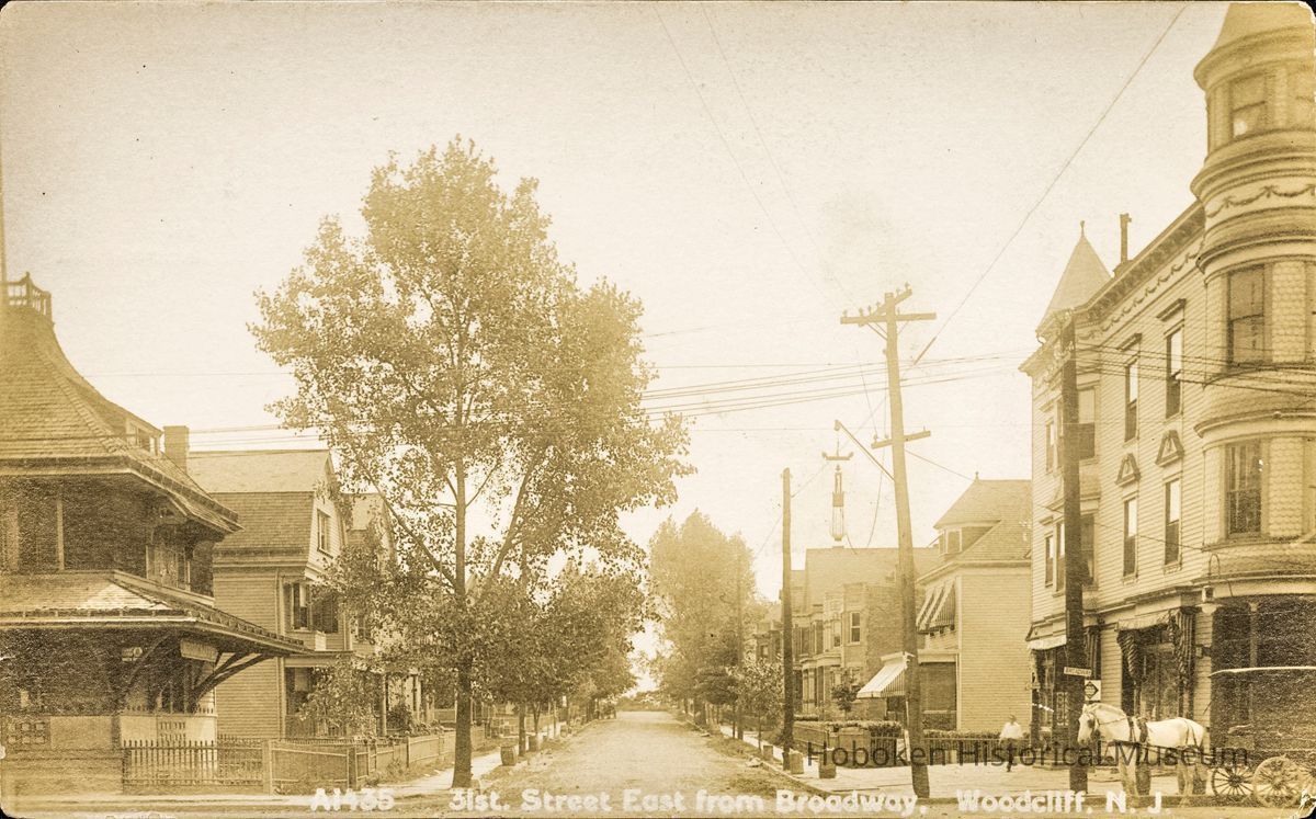 Postcard: 33 Street East from Broadway, Woodcliff, NJ picture number 1