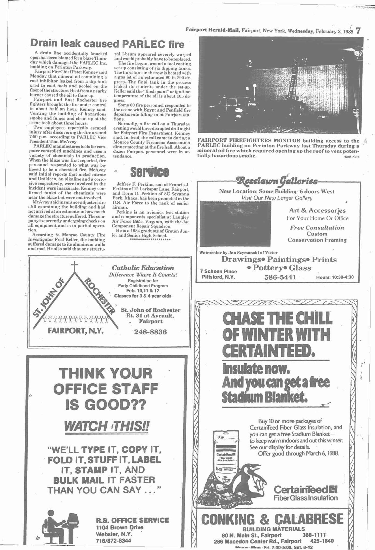 Fire Calls 1988