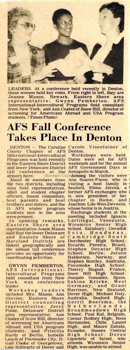 Newspaper Clippings 1980s