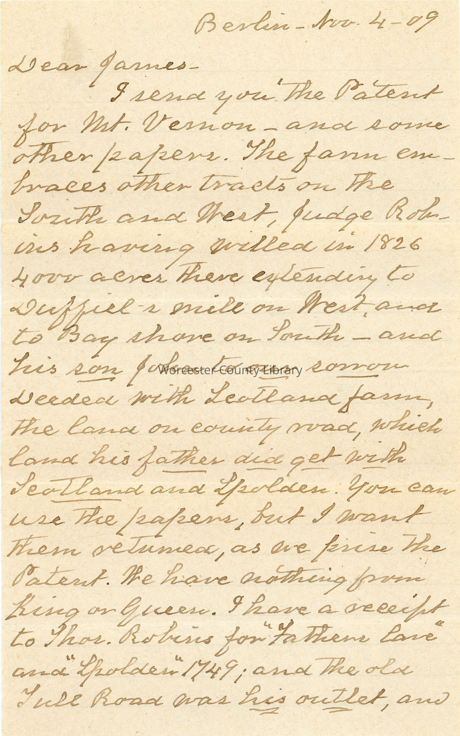 Somerset County Land Records (WR 133)
