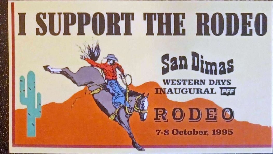 I Support the Rodeo badge