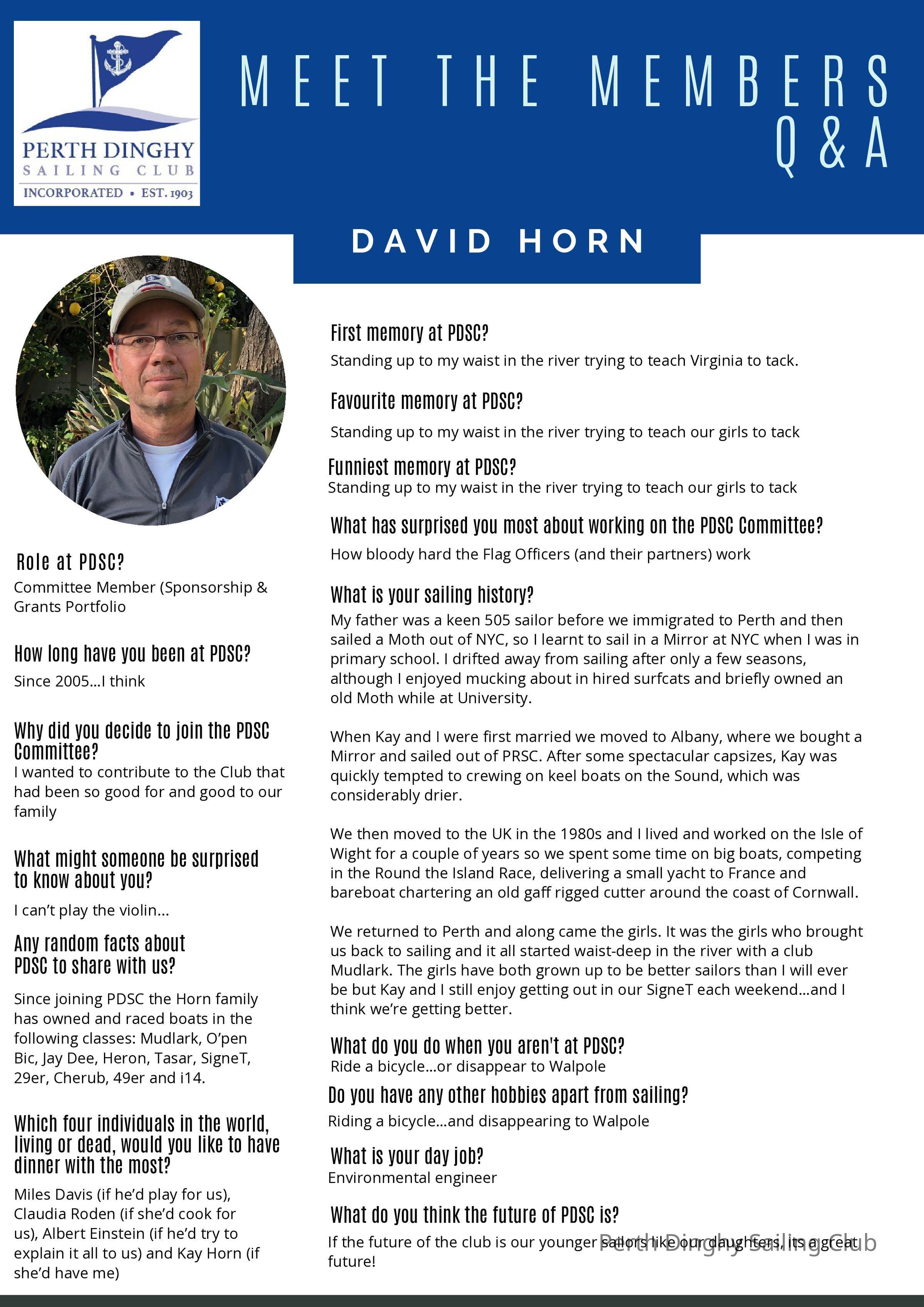 David Horn: Members Profiles