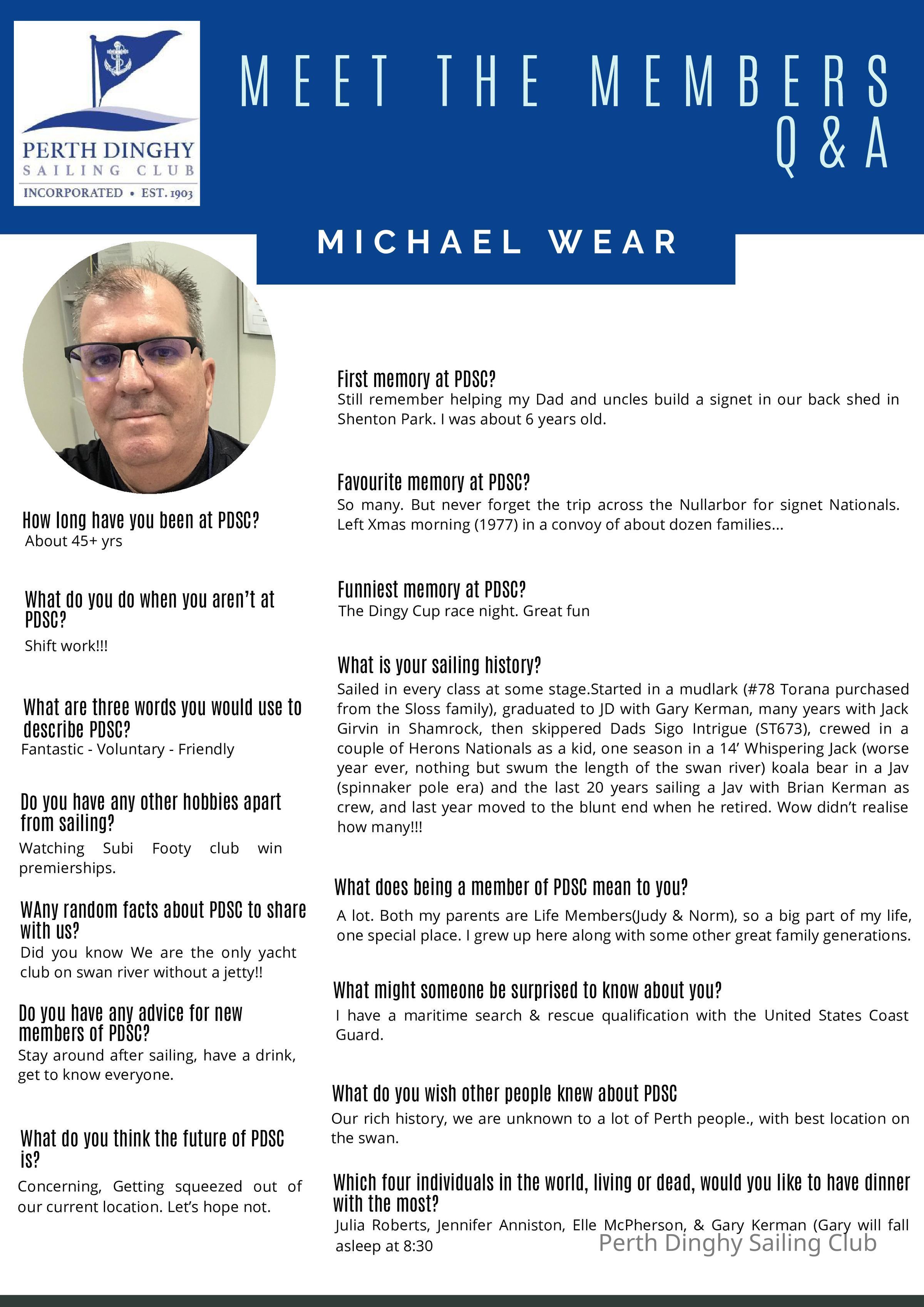 Michael Wear: Members Profiles