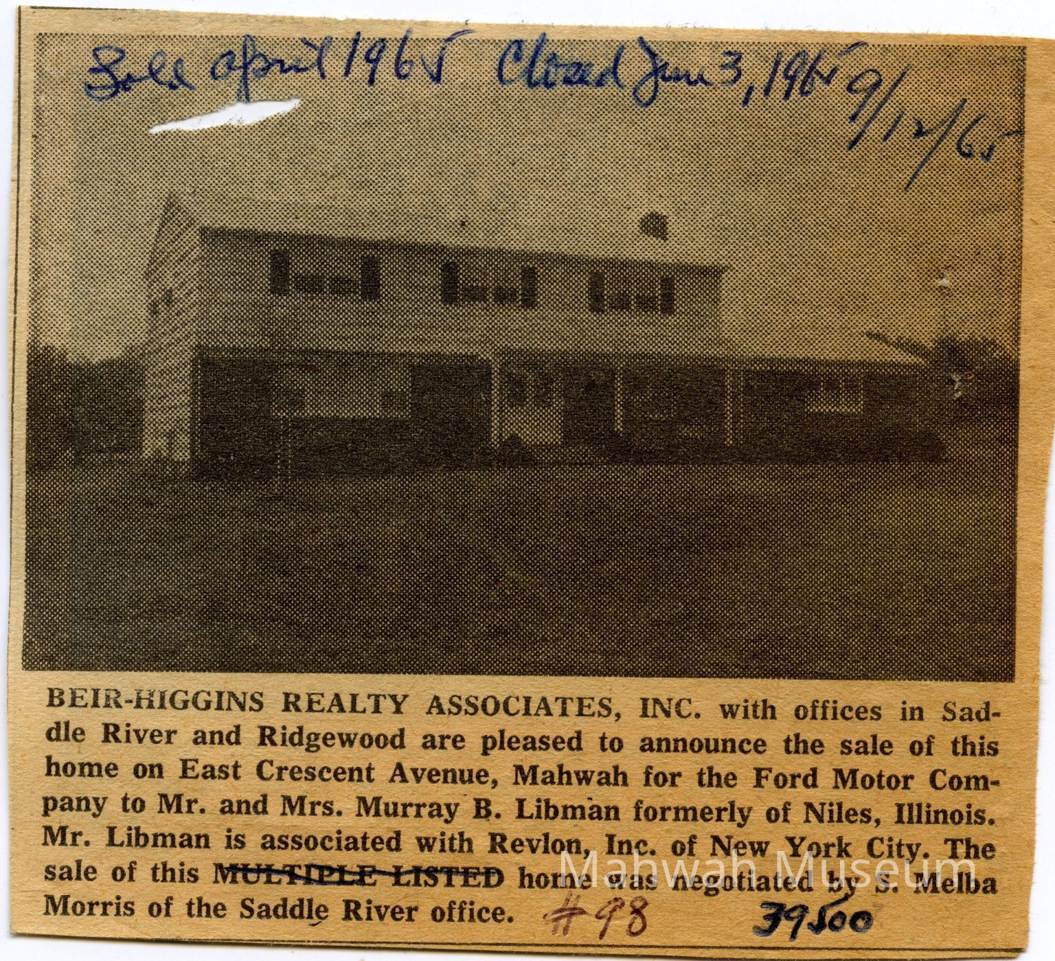 Mahwah Houses and Buildings