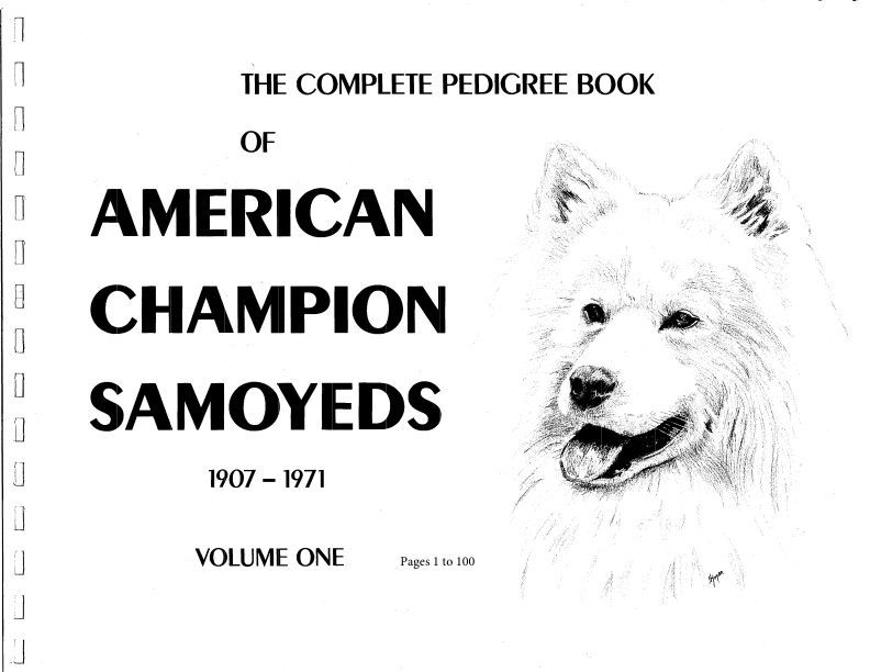 Goodrich Vol 1 Pedigree Bk of Am Ch (1907-1971) Pages 1 to 100