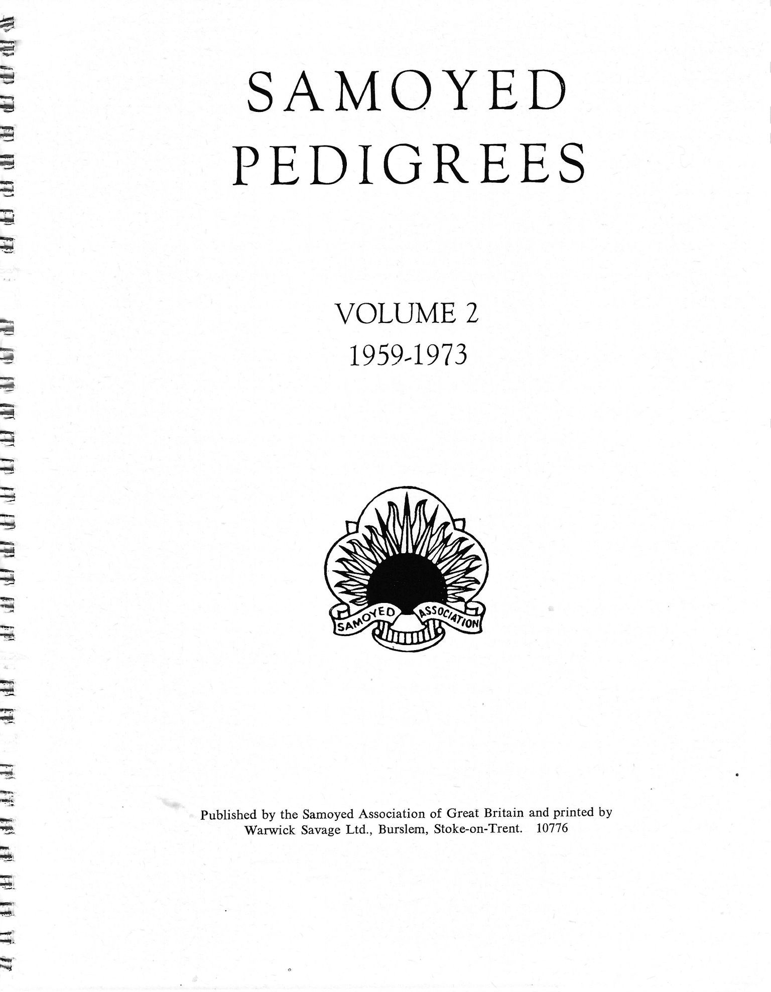 British Pedigrees Bk 2 (1959-1973)