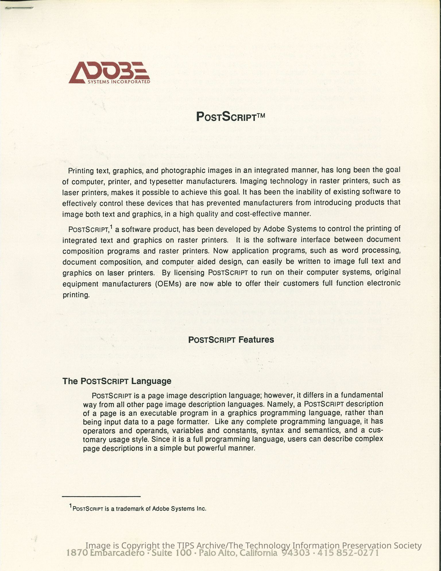 [ASI] Adobe Systems, Inc.