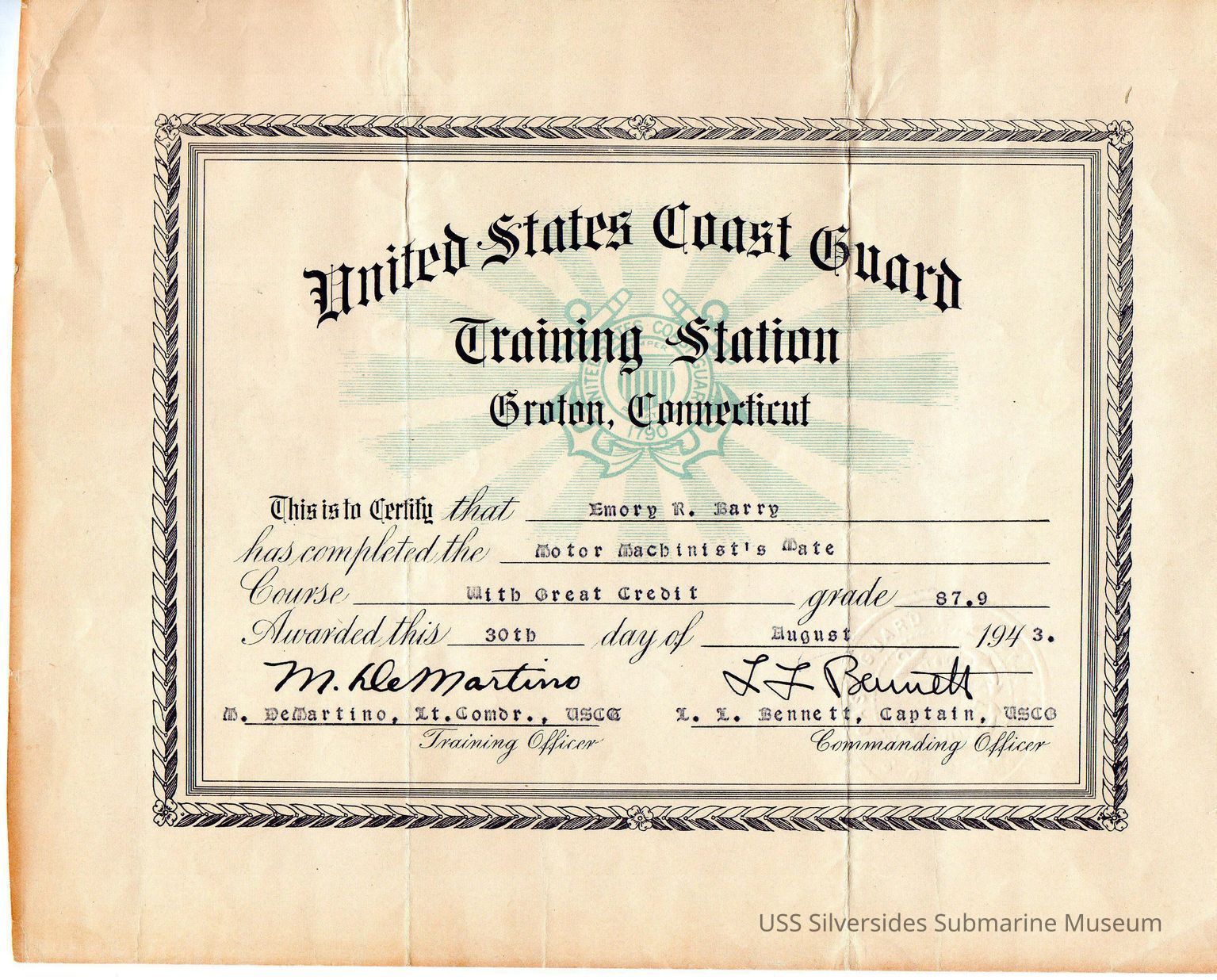 Emory R. Barry Collection